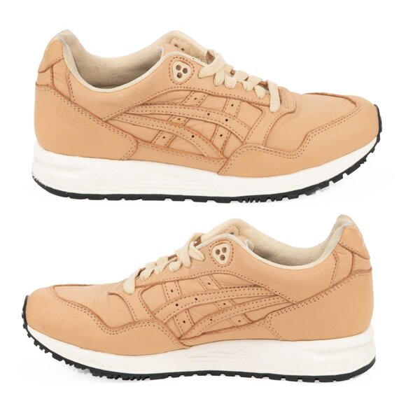 Asics Gel Saga Tiger Marzipan Tan Leather M 5 W 6.5 - Picture 4 of 15
